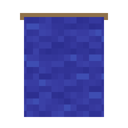 Blue Banner — wall-mounted