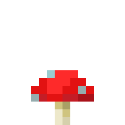 Potted Red Mushroom