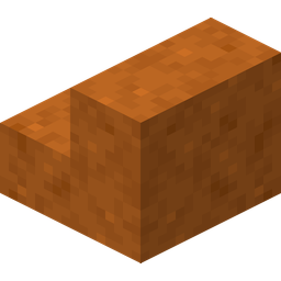 Smooth Red Sandstone Stairs