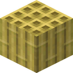 Block of Stripped Bamboo