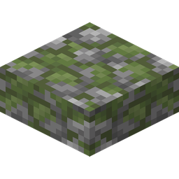 Mossy Cobblestone Slab