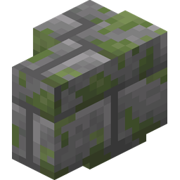 Mossy Stone Brick Wall