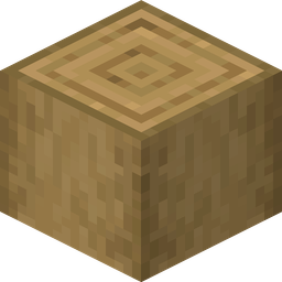 Stripped Oak Log
